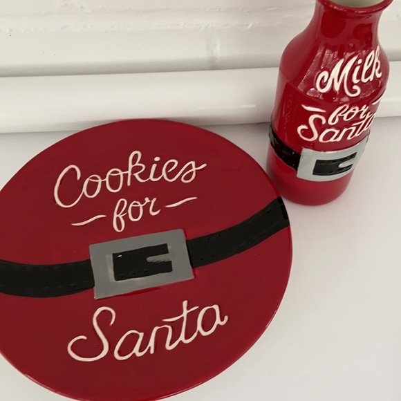 Cookies For Santa Plate Set